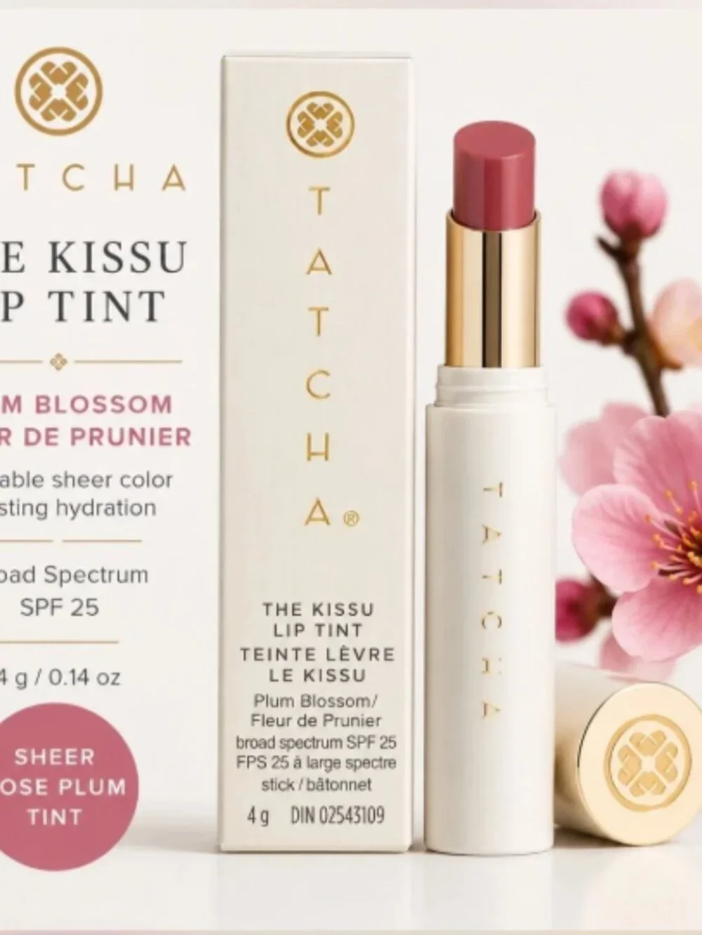 Tatcha The Kissu Lip Tint Plum Blossom-please read full description